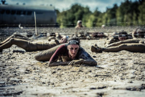 Spartan race Atlantique Super boue mud fille