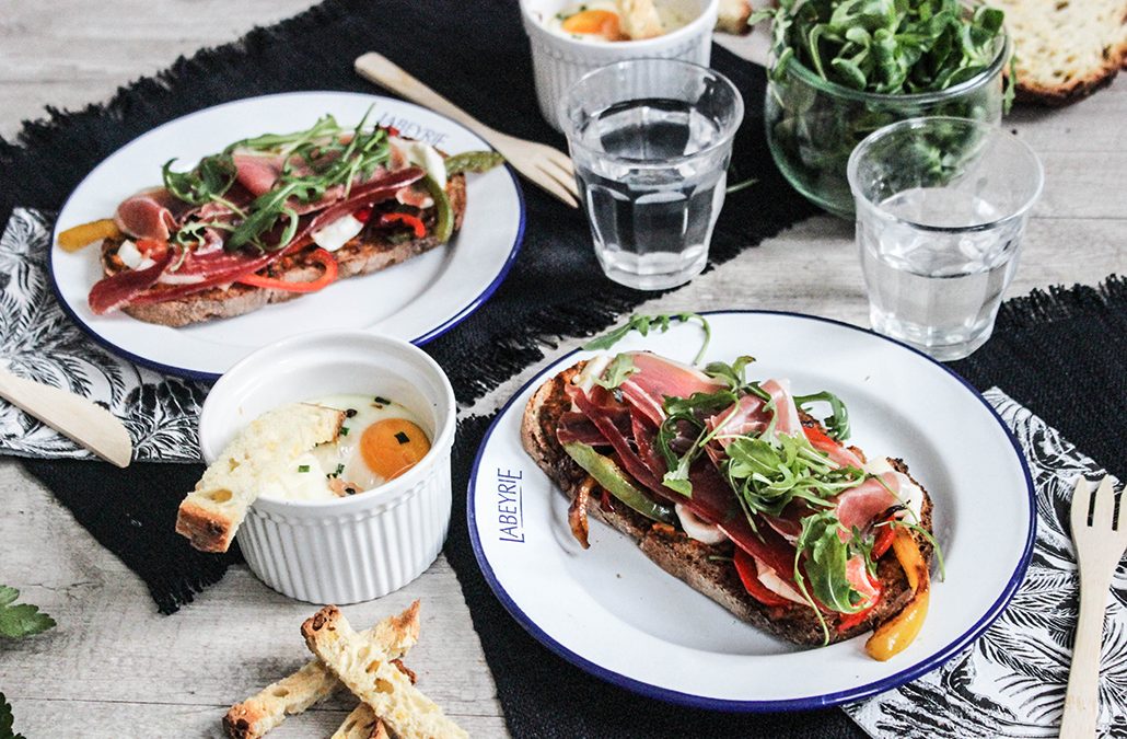 Tartine latine de Serrano dell&rsquo;amore