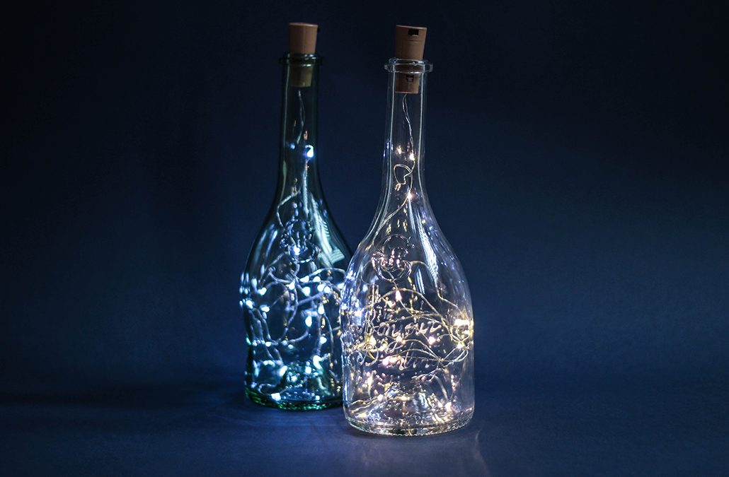 DIY Transforme ta bouteille de vin en lampe