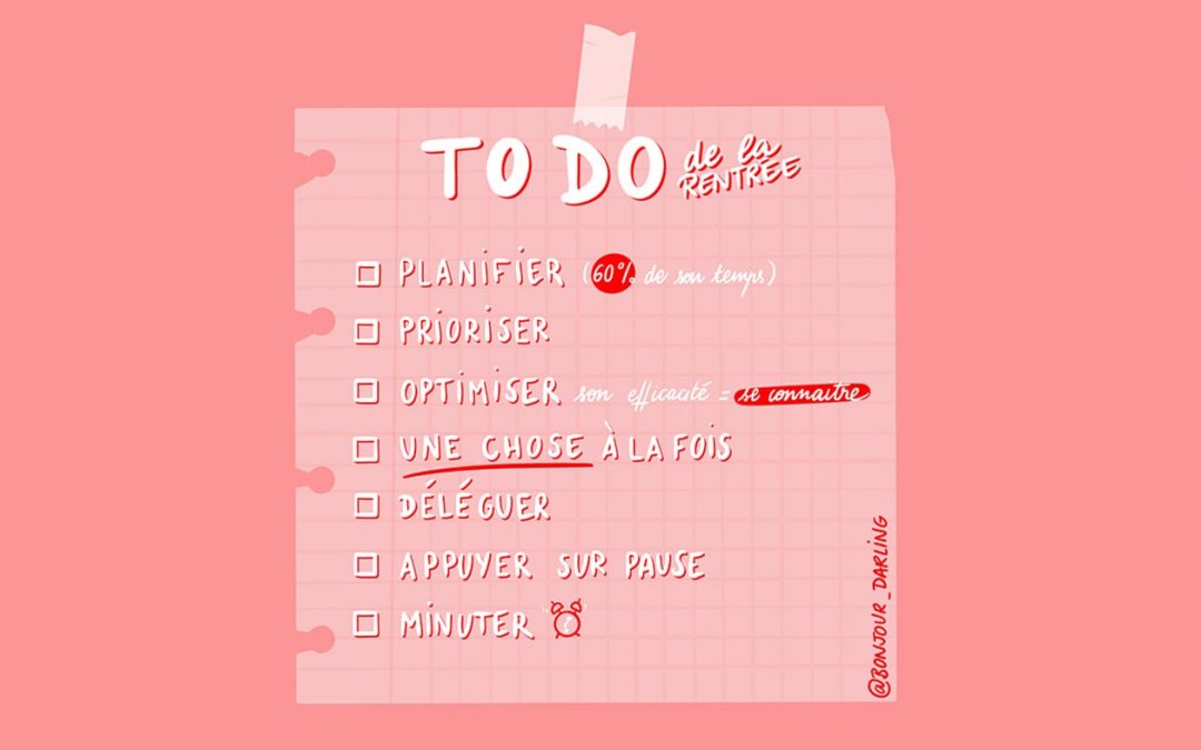 Gérer son temps et s’organiser