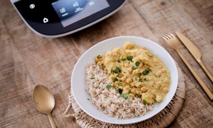 Curry de chou-fleur au pois chiches avec Cookit de Bosch