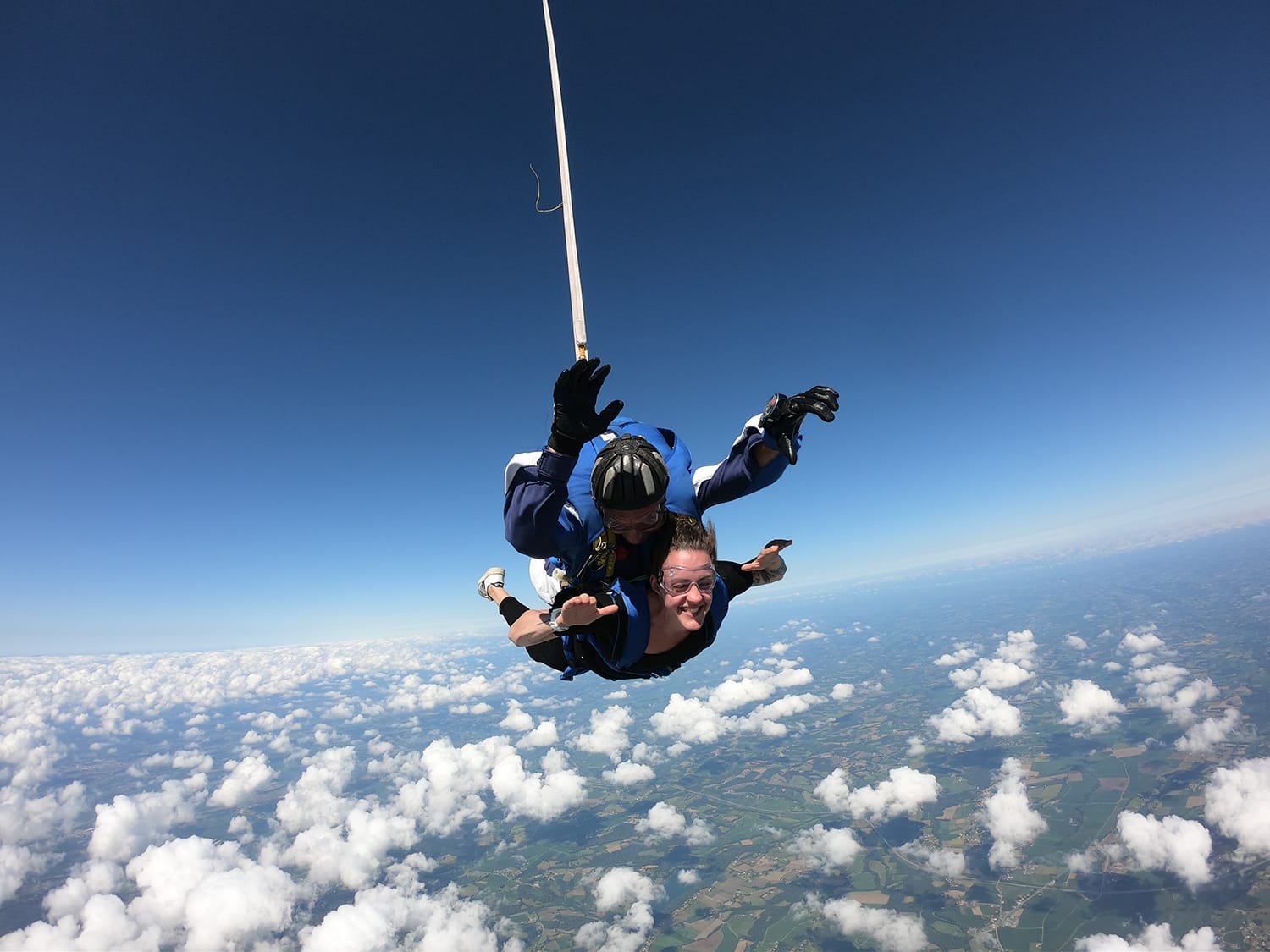 Cap Adrenaline - Mon baptême de saut en parachute en tandem