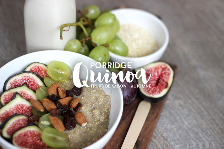 Porridge au quinoa d’automne